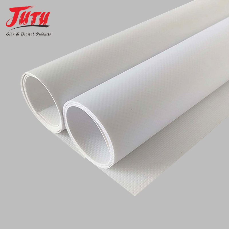 High Strength Yarn Frontlit Printing flex Materials Hot laminated PVC Flex Banner Roll for Outdoor Advertisement
